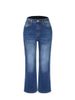 Jeans Women Straight Long Pants Casual Floor Length Mom Pant Blue High Waist Elegant Splice Pockets Slim Y2k Denim Trousers_mkmklike.com
