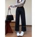 Light Blue Straight-leg Jeans Women, New Autumn Style, Suitable For Pear-shaped Body, Plus Size, High-waisted, Loose,_mkmklike.com