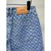 Men's Summer Thin Casual Jeans 5-Point High-End Trendy Brand Jacquard Slim Fit Straight Leg Mid-Length Pants New Style_mkmklike.com