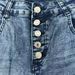 Promotional Item, In-stock Cross-border European And American Women's Jeans, Unique High-waisted Stretchy Studded Raw_mkmklike.com