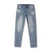 Men's Clothing High End Soft Printed Jeans For Men Trendy Slim Fit Long Pants New Spring Summer Style Thin_mkmklike.com