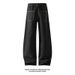 American High Street Autumn Winter Retro Casual Denim Raw Cowhide Scimitar Jeans Unisex Loose Plus Size Straight Long_mkmklike.com