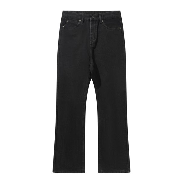 Men's Clothing European And American High Street Black Loose Versatile Mopping Casual Washed 517 Style Flared Vibe Jeans_mkmklike.com
