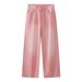 EF JEANS | 2024 New American Personality Retro Old Gradual Change Loose Wide Leg Jeans Men Pink_mkmklike.com