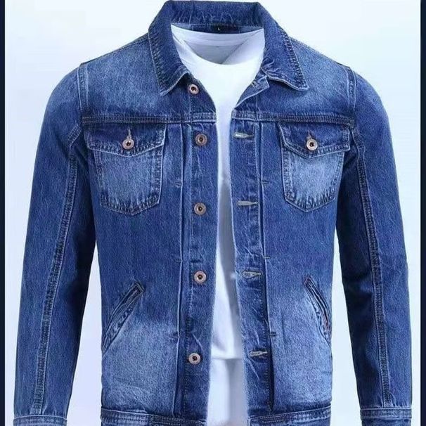 Men's Clothing Handsome Workwear Jacket Slim Casual Outerwear_mkmklike.com
