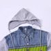 Plus Size Patchwork Denim Jacket Women's Casual Oversized Sweatshirt Relaxed Everyday Wear Versatile Comfortable Feshion Trend_mkmklike.com
