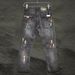Men's Splatter Paint Denim Jeans – Retro & Edgy Streetwear, Slim Straight Fit (Sizes 28-36, Black-Grey)_mkmklike.com