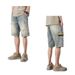 Men's Trendy Brand Denim Shorts Summer Thin Style 2026 New Arrival Five Point Pants Fashionable mid Length Hong Kong Korean Style_mkmklike.com