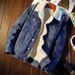 Northfold 2022 Winter Fleece-Lined Thickened Denim For Men Korean Loose Jacket Trendy Brand Japanese Style Top Men's Clothing_mkmklike.com