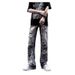 American Street Ripped Jeans Men's Design Sense Niche High Street Pants Trendy Brand Summer New Beggar Pants_mkmklike.com