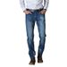 Spring And Autumn High Elastic Business Jeans Men's Loose Straight Box Fattened Plus Size High Waist Jeans Men's Slim Fit_mkmklike.com