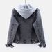 Women's Clothing Women's Slimming Denim Jacket Korean Fashion Autumn Season Versatile Short And Long Sleeve Trendy Top_mkmklike.com