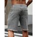 Men's New Style Hip Hop Ripped Denim Shorts Loose Casual Straight Leg Five Point Pants Distressed Summer Cool Trendy_mkmklike.com