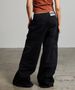High-Waisted Wide-Leg Jeans For Women – Vintage Washed Black Denim With Zip Pockets (XS-L, Street Chic & Office Ready)_mkmklike.com