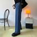 Nordmann Men's Jeans Korean Loose Straight Wide-Leg Ins Trend Versatile Casual American Style Dark Blue Long Pants_mkmklike.com