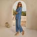 K Fashion Casual Nail Bead Top Slim Fit Denim Jacket For Women_mkmklike.com
