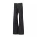 Men's Thorn-Embroidered Black Raw Denim Jeans – Vintage Ivy League Clean Fit With Subtle Flare & Slimming Straight Leg (S-XXXL)_mkmklike.com