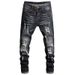 In Stock Jeans Autumn 2024 New Trendy Versatile Stretch Slim Fit Casual Long Pants Men's Style_mkmklike.com