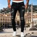 Men's Clothing Distressed Slim Fit Jeans For Men - Skinny Ripped Denim Pants With Stretch_mkmklike.com