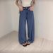 Women's Loose-Fit Tencel Jeans – High Waist Stretch Straight Leg Pants (Breathable & Lightweight, Blue & White Options)_mkmklike.com