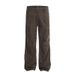 Men's Streetwear Vintage Washed Straight Leg Denim Pants - High Waist, Loose Fit (Brown/Light Khaki, S-XXL)_mkmklike.com