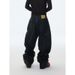 Waxed Coated Heavyweight Straight-Leg Jeans – Streetwear Stacked Denim Pants With Deep Crotch & Relaxed Fit (Black, S-XXXL) – Stiffened Non-Stretch_mkmklike.com