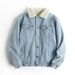 Lamb Wool Fleece Thickened Denim Jacket Winter New Windproof Warm Jacket Couple Jacket Trendy Men's Clothing_mkmklike.com