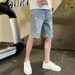 Men's Ripped Denim Shorts Trendy Brand Lightweight Casual Five Point Pants mid Length Shorts Handsome Versatile Light Color Summer Style 2026_mkmklike.com