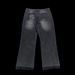 Men's Clothing Retro Washed Distressed Men's And Women's Jeans Y2K Personalized Street Dark Fashion Independent Website Cross Border_mkmklike.com
