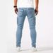 2025 New Men's Side Pocket Small Foot Tight Jeans_mkmklike.com