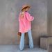 Women's Clothing Summer Casual Distressed Denim Jacket Tassels Ripped Details_mkmklike.com