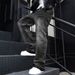 Men's Trendy Loose Wide Leg Pants American Retro Washed Distressed Gray Splatter Paint Curved Blade Jeans_mkmklike.com