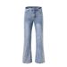 Men's Clothing Premium Spring Jeans Lightning Stripe Pattern High Street Straight Leg Cleanfit American Trend For Formal & Casual_mkmklike.com