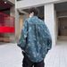 Loom Light European American Loose Denim Men's Plus Size Retro Jacquard Jacket Spring And Autumn Stylish Trendy_mkmklike.com