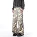 American Washed Vintage Camouflage Casual Pants Men's 2025 Summer New Versatile Workwear Wide Leg Cotton Leather_mkmklike.com
