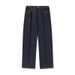 Split Silhouette Retro Jeans Men's Spring New Bright Line Design Original Cow Trousers American Straight Pants Loose Pants_mkmklike.com