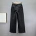 Women's High-Waisted Rhinestone Embellished Denim Jeans Heavy Duty Loose Fit Slimming Wide Leg Trousers European Style Trendy 2026 Spring Autumn_mkmklike.com