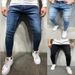 Men's Clothing New Men's Jeans Youth Casual Slim Fitting Slim Fitting Men's Jeans Trend_mkmklike.com