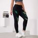 Fit High Waist Skinny Jeans For Women - Stretchy Slimming Pencil Pants With Butt Lifting Design (Green/Red)_mkmklike.com