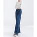 Four-way Stretch Straight-leg Jeans For Women, 2025 New Model, Narrow Wide-leg Floor-length Pants, High-waisted And_mkmklike.com