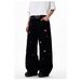 Embroidered Trendy High Street Men's Jeans Loose Straight Wide-Leg Pants 2025 New Trend_mkmklike.com