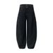 Arc Moon Scimitar Jeans Autumn Men's American Fashion High Street Washed Personality Loose High-End Wide-Leg Pants_mkmklike.com