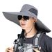 Hot Sale Unisex Large Brimmed Quick Drying Bucket Hats Fishermen Caps Casual Cap Men Women Sunscreen Outdoor Adventure Hat_mkmklike.com
