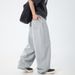 Distressed Washed Wide Leg Jeans For Men - Loose Fit Vintage Denim Pants, Streetwear Casual Trousers, Spring Summer Essential_mkmklike.com