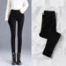 New Autumn And Winter Women's Jeans, High-waisted Stretch Fleece-lined Slim-fit Skinny Pants, Thickened Pencil Pants_mkmklike.com
