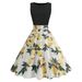 Women's temperament fashion gentle style dress skirt female print skirt_mkmklike.com