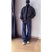Men's Slim Fit Casual Straight Leg Denim Trousers American Style Versatile Cleanfit Minimalist Washed Loose For Spring Autumn_mkmklike.com