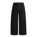 American Style Trendy Brand Original Color Denim Wide-Leg Men's Long With Stitched Pockets Design Sense Personality_mkmklike.com