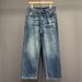 Men's Premium Vintage Washed Distressed Jeans – Relaxed Straight-Leg Denim Pants With Artful Rips & Fading (Retro Blue)_mkmklike.com