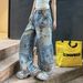 Men's Retro Loose Straight Leg Jeans With Splatter Graffiti Art - High Street Style Casual Pants For Men & Women_mkmklike.com